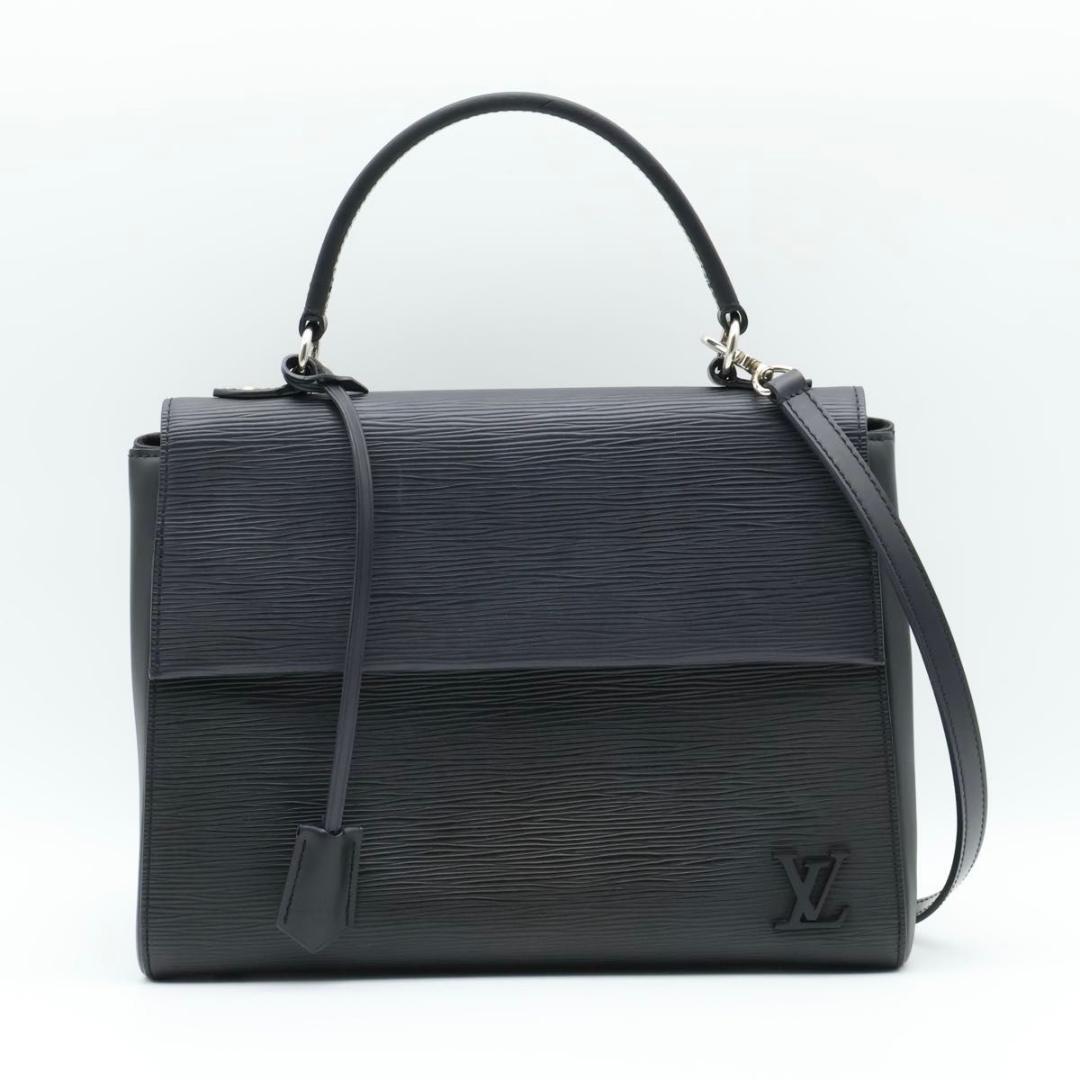 Louis Vuitton Cluny Mm Epi 2-Way Shoulder Bag Black