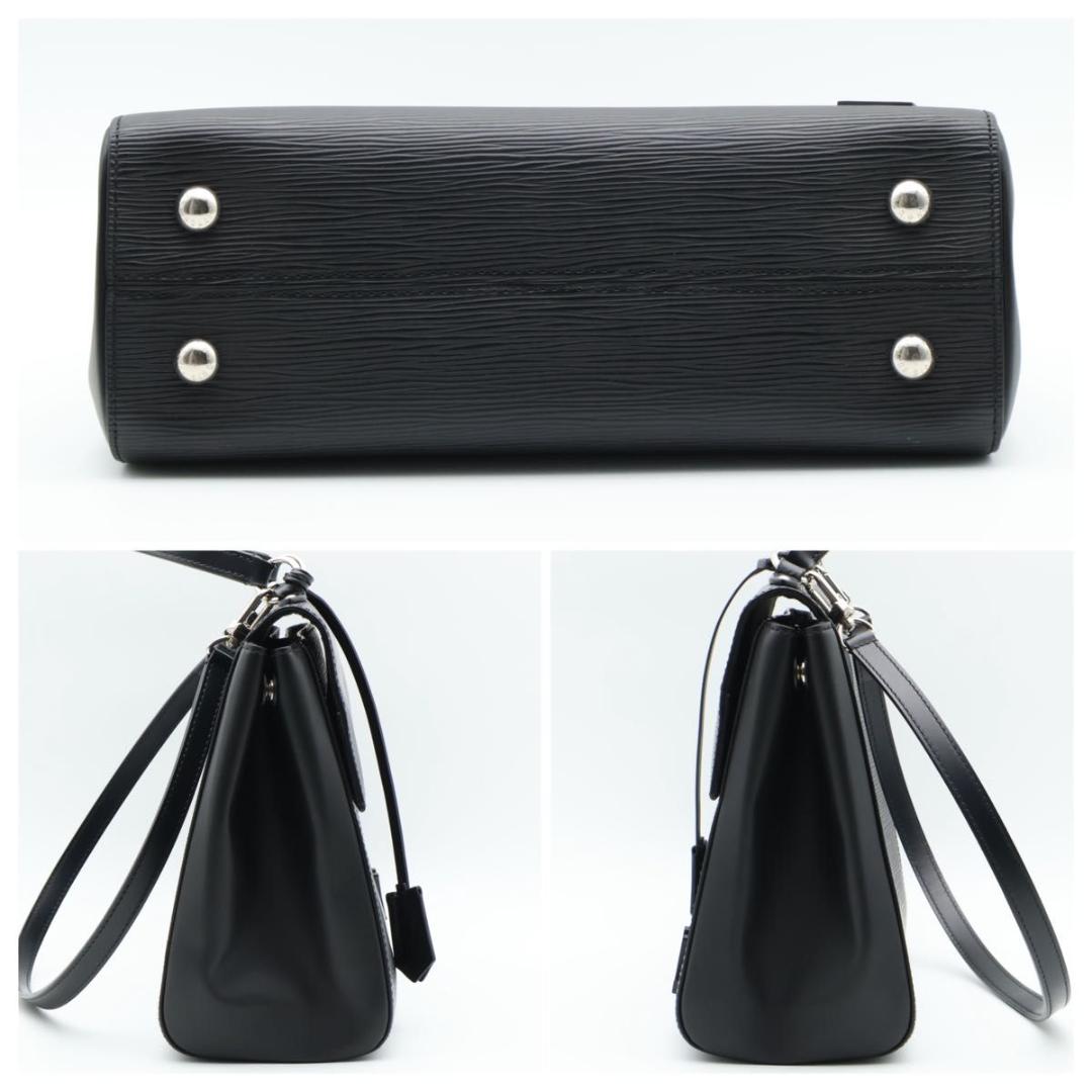 Louis Vuitton Cluny Mm Epi 2-Way Shoulder Bag Black