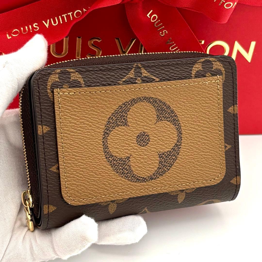 Louis Vuitton Wallet Monogram Giant Portefeuille Lou Brown