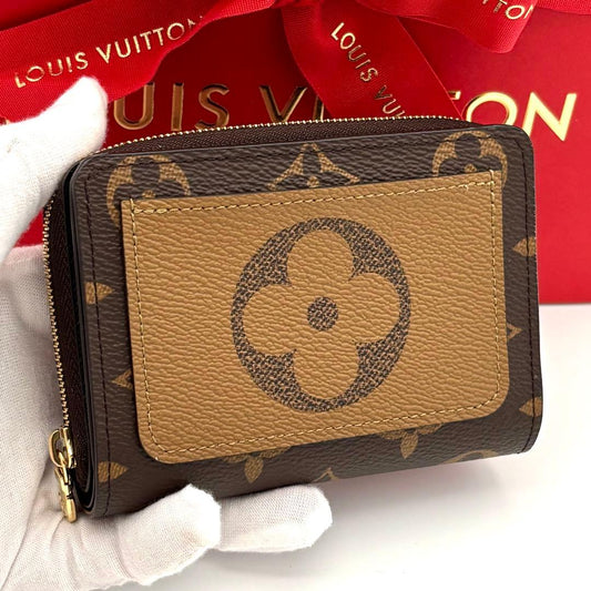 Louis Vuitton Wallet Monogram Giant Portefeuille Lou Brown