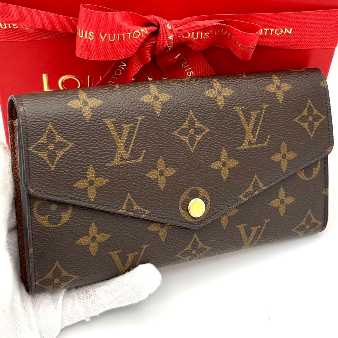 Louis Vuitton Portefeuille Sarah Monogram Brown Wallet