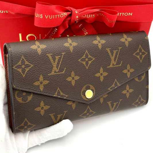 Louis Vuitton Portefeuille Sarah Monogram Brown Wallet