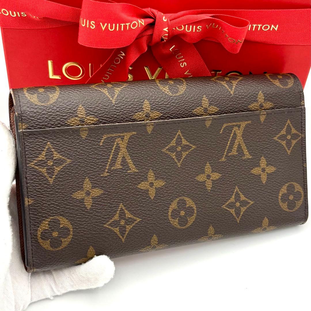 Louis Vuitton Portefeuille Sarah Monogram Brown Wallet