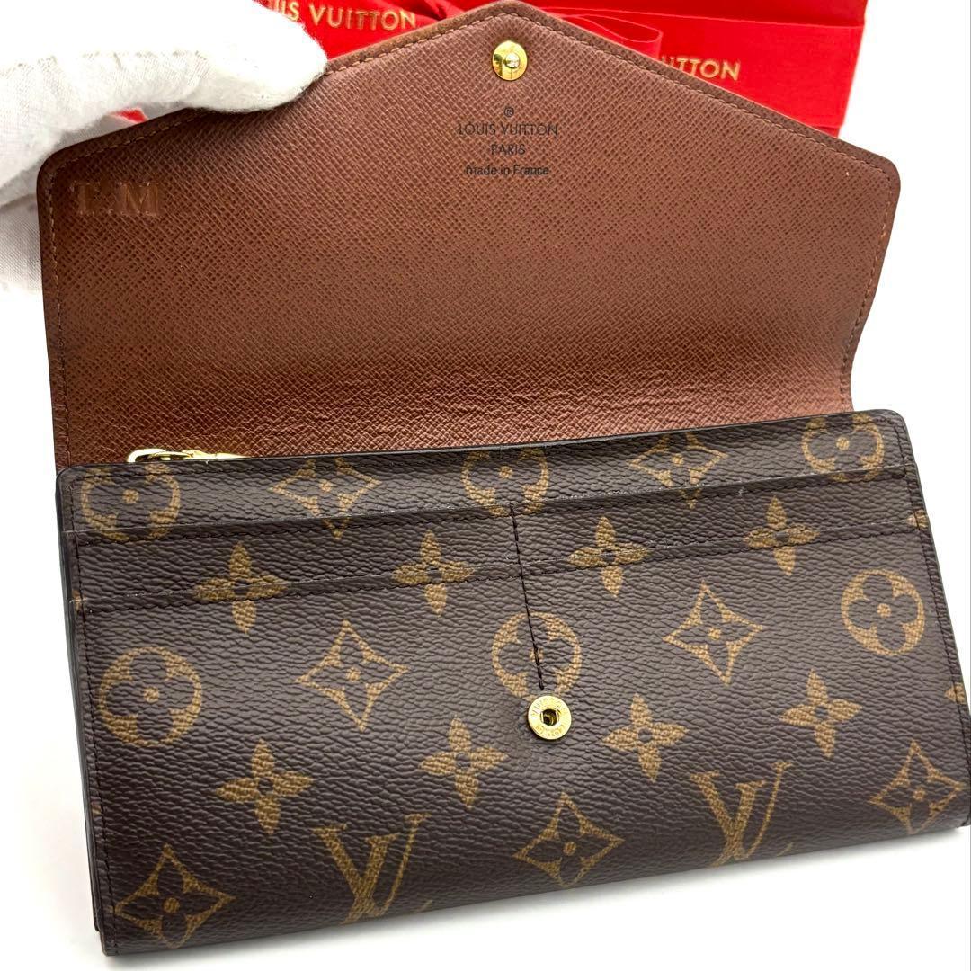 Louis Vuitton Portefeuille Sarah Monogram Brown Wallet
