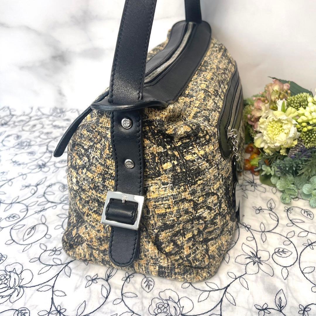 Chanel Canvas Icon Clover Shoulder Bag