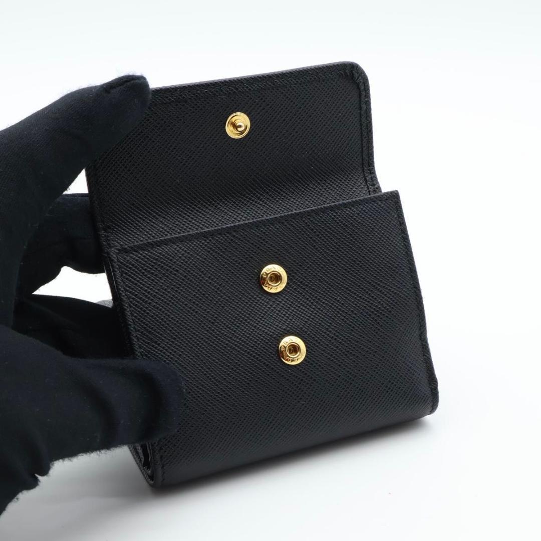 Prada wallet Logo Saffiano Leather Black