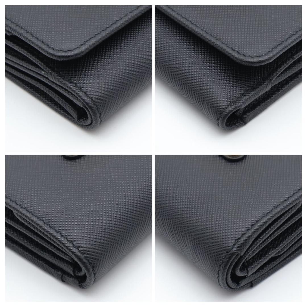 Prada wallet Logo Saffiano Leather Black