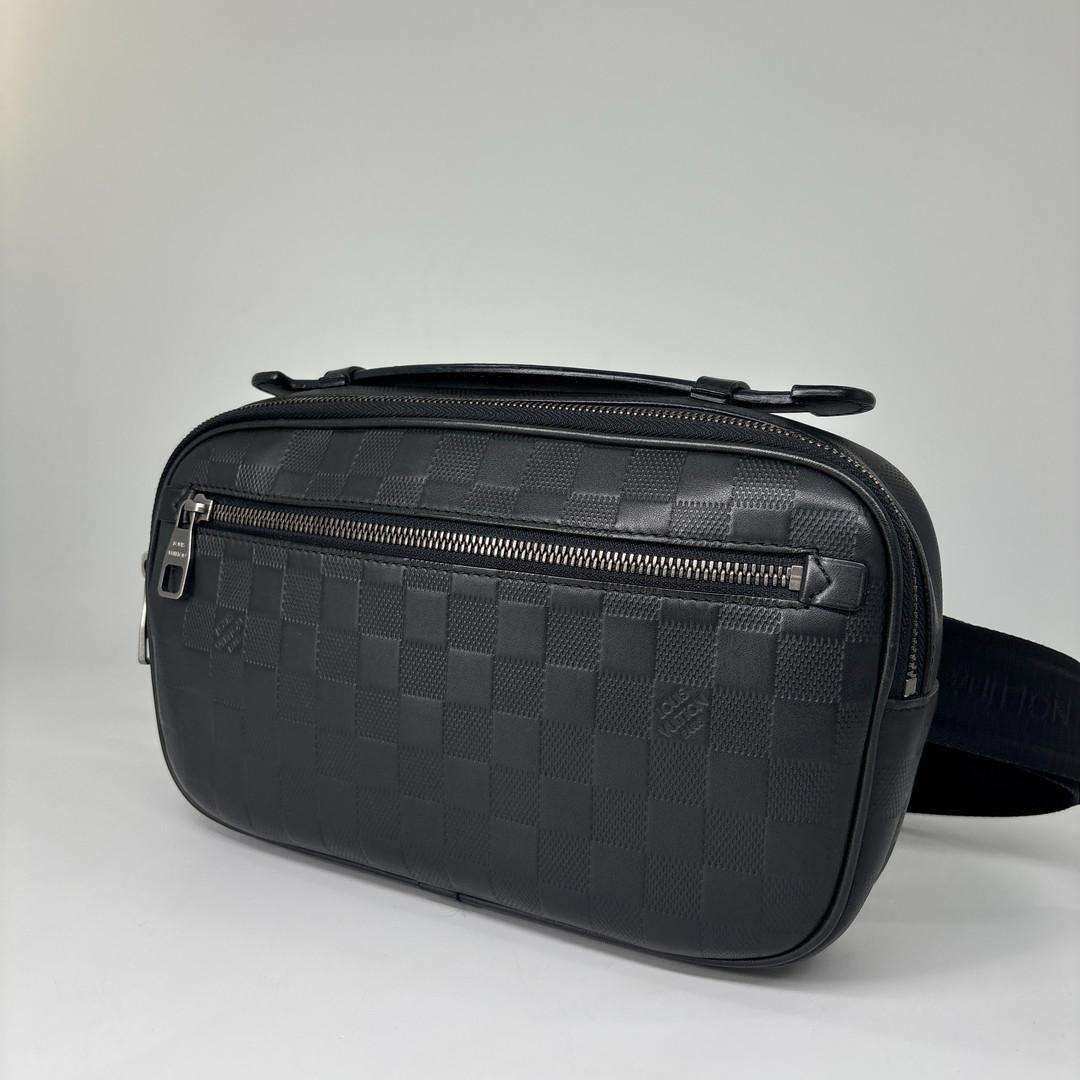 Louis Vuitton Damier Infini Ambler Black Belt Bag