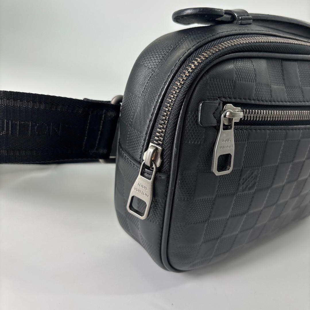 Louis Vuitton Damier Infini Ambler Black Belt Bag