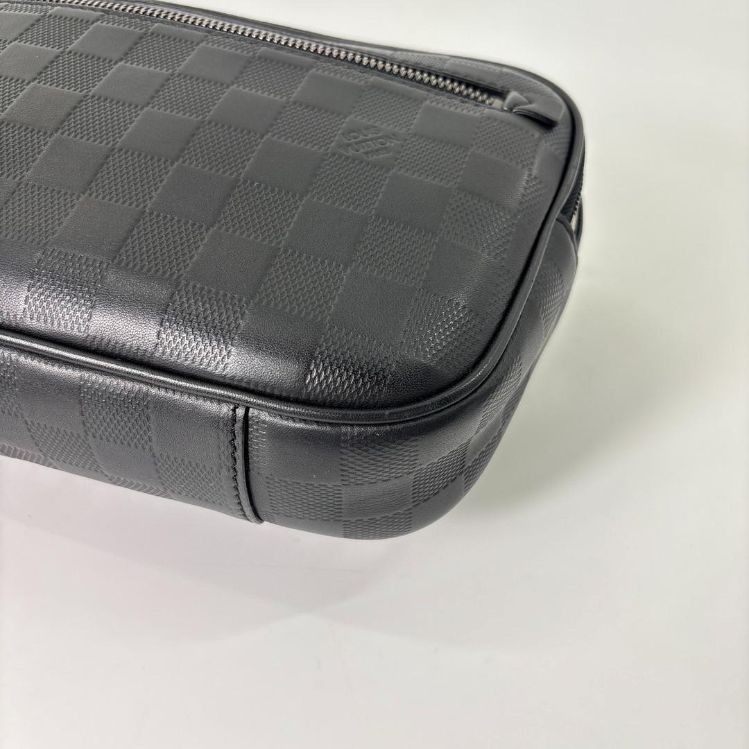 Louis Vuitton Damier Infini Ambler Black Belt Bag