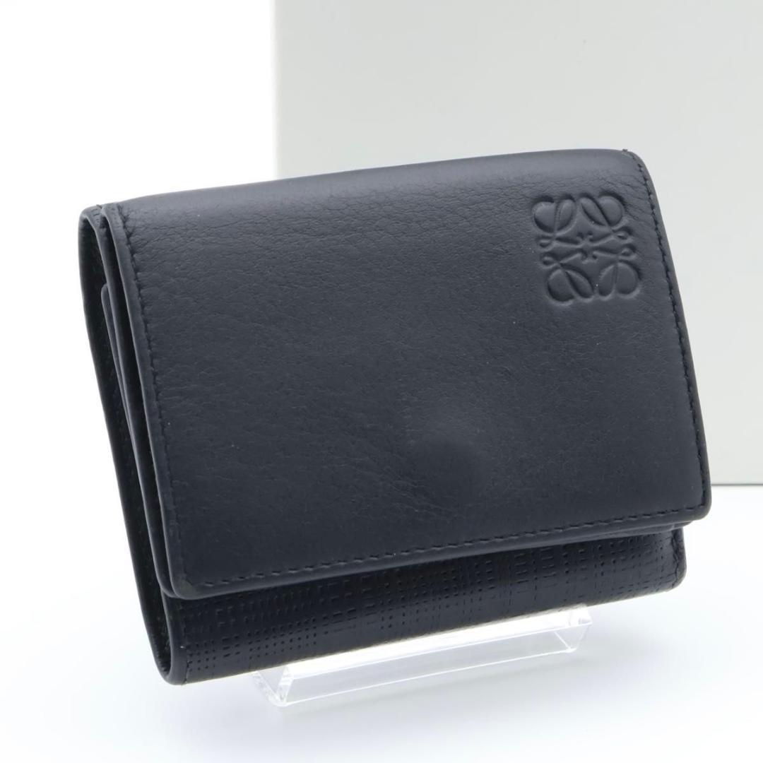 Loewe Wallet Compact to Black Anagram