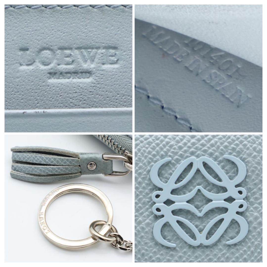Loewe Anagram Tree Ring Card Case Blue