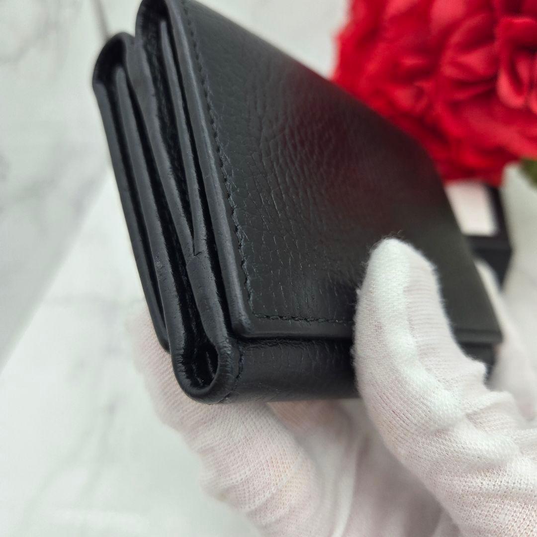 Gucci Fold Wallet GG Marmont Black